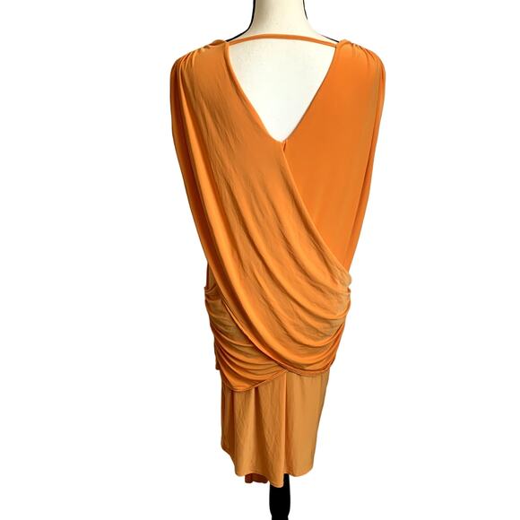 NWT Club L London Drapey Ruched Mini Dress in Autumn Glory - Picture 3 of 6